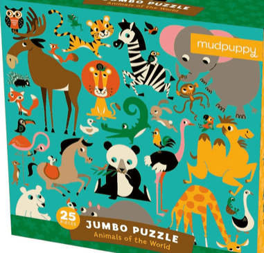 Puzzle 25 Jumbo Animals of the World