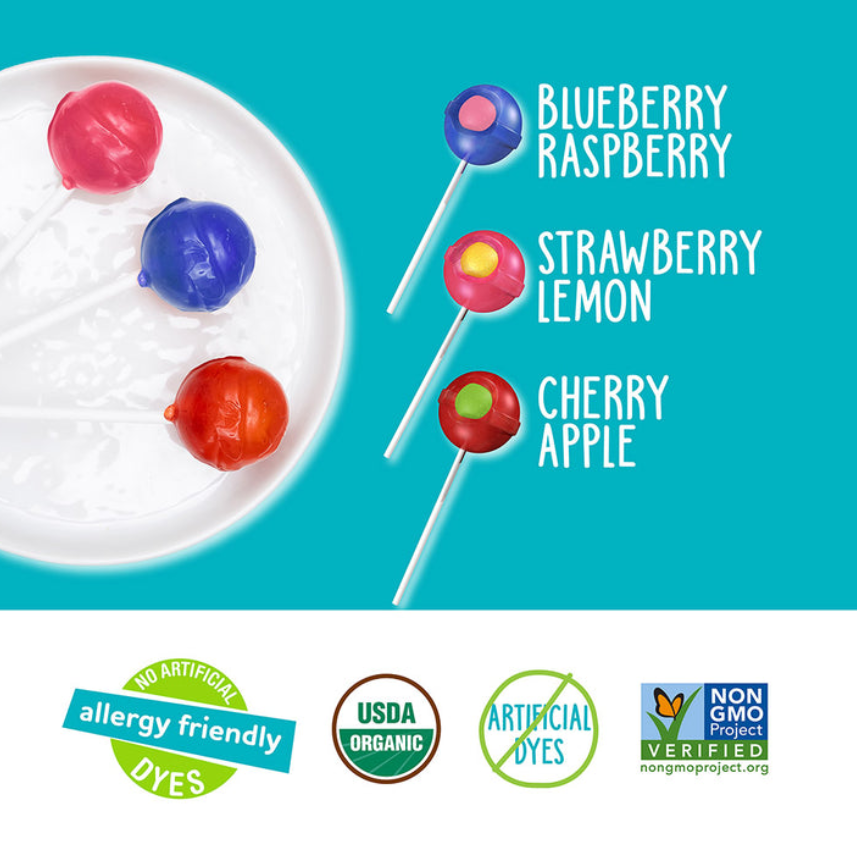 YumEarth Organic Assorted Flavor DuoPops 20 count