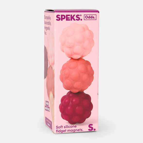 Speks Odds Soft Silicone Fidget Magnets -Purple Bumps