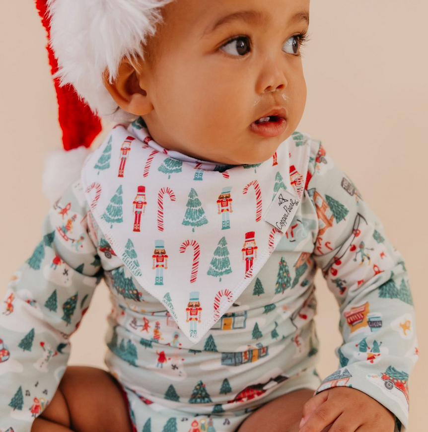 Copper Pearl Nicholas  Bib Set