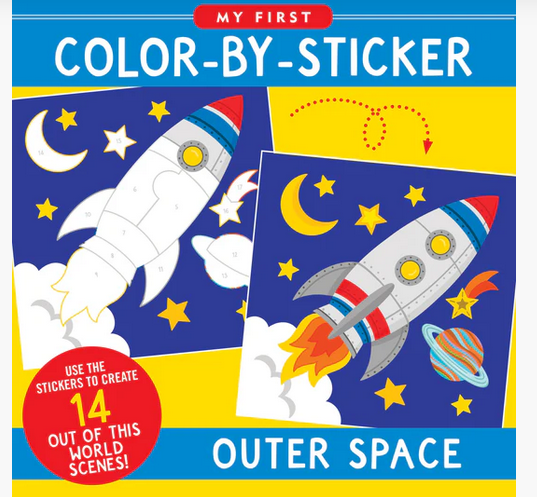 My First Color By Sticker: Outer Space