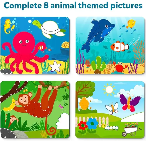 Dot It Animals Sticker Activity