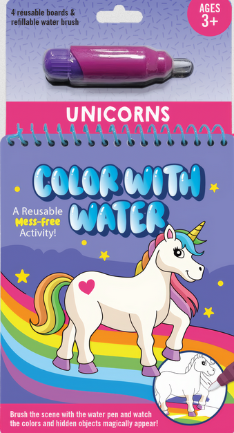 Color with water Unicorn