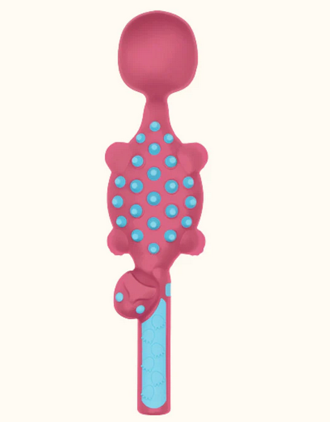 Pink Constructive Eating Utensils