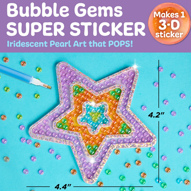 Bubble Gems Super Sticker Star