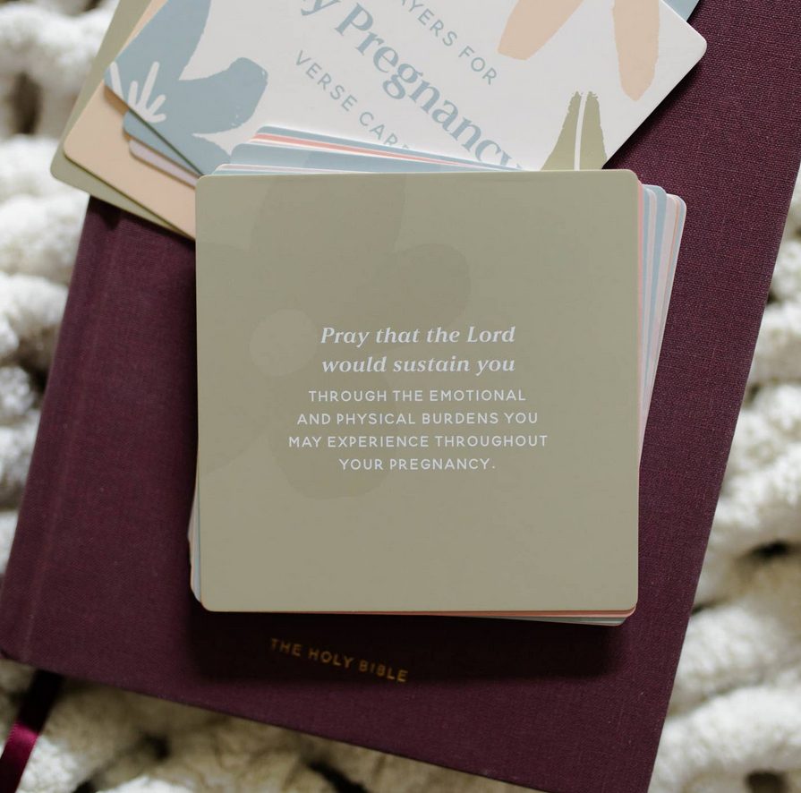 Prayers For My Pregnancy Verse Cards