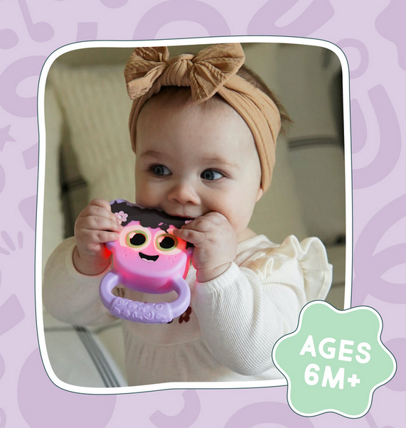 Glo Pals Light Up Rattle Purple