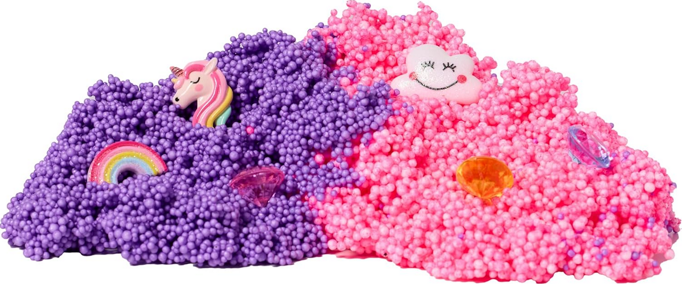 Sensory Surprise Squishy Foam Bucket - Unicorn Charms