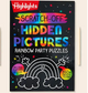 Scratch-Off Hidden Pictures Rainbow Party Puzzles