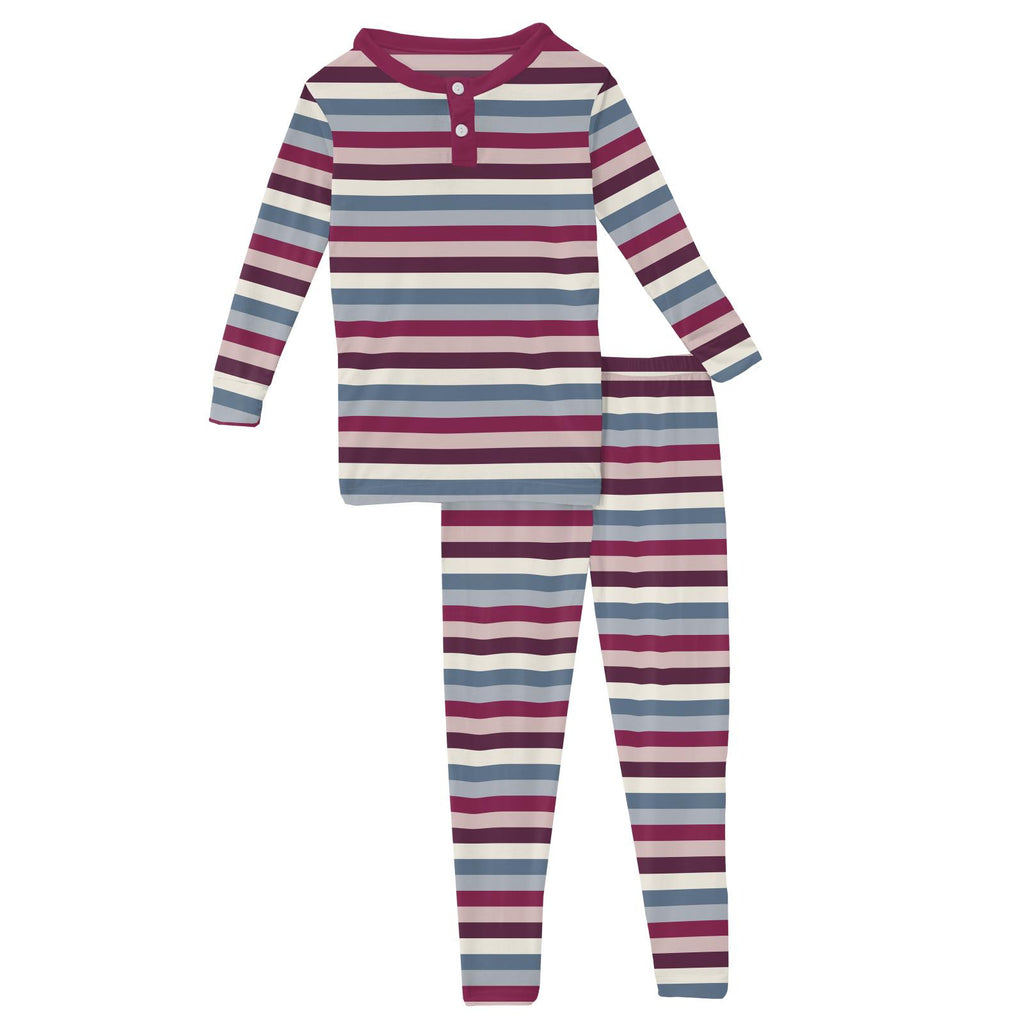 Jingle Bell Stripe Pajama Set