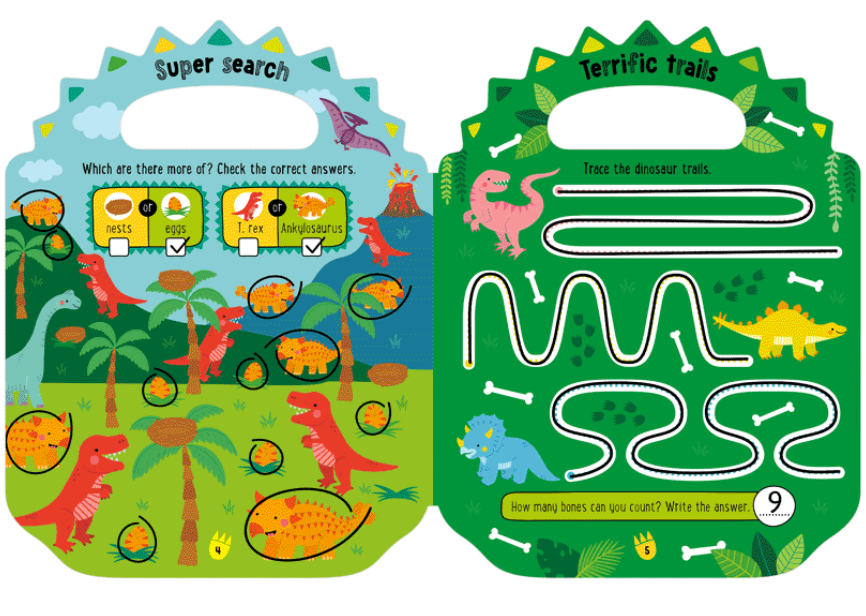 SHINY STICKERS MY GREEN AND SCALY DINOSAUR ACTIVIT