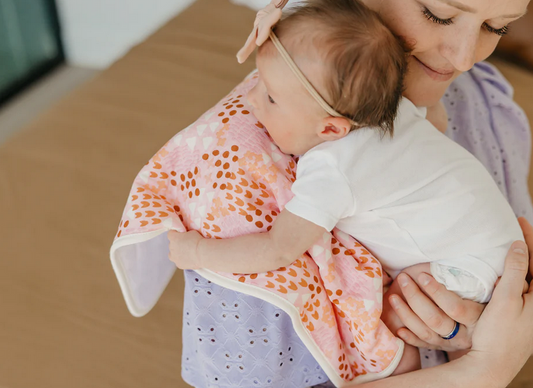 Copper Pearl Rue Burp Cloth -