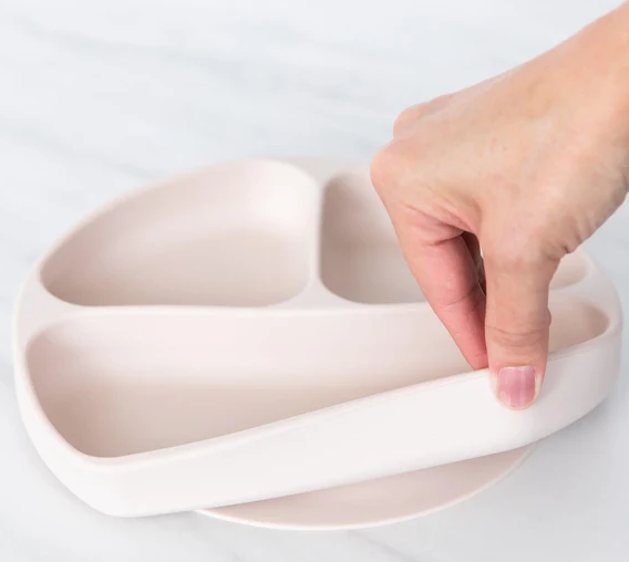 Silicone Grip Dish: Sand