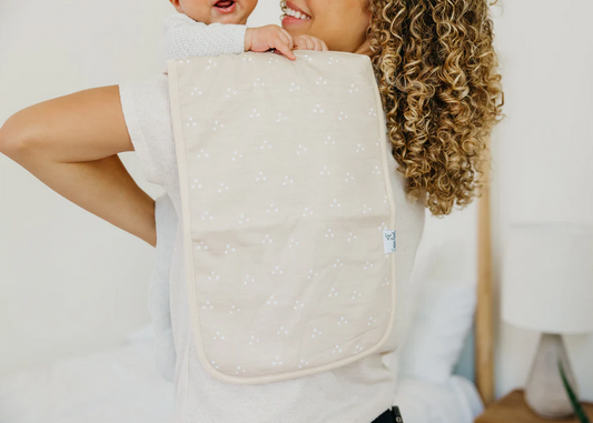 Copper Pearl Santa Fe Burp Cloth -