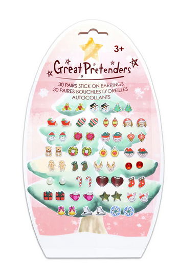 Holiday Sticker Earrings -30 Pairs