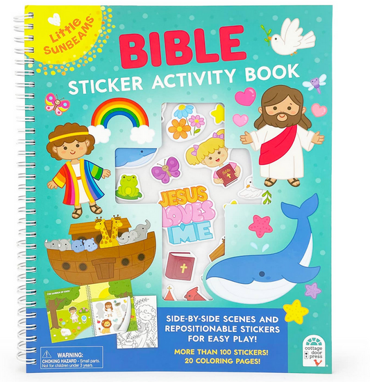 Bible Sticker Jesus Interactive Activity Book
