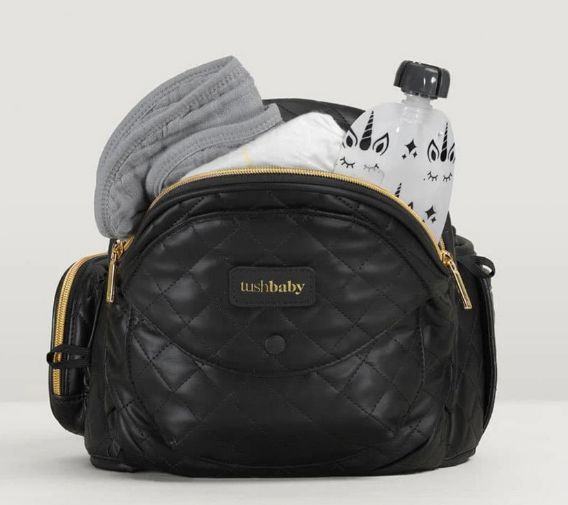 Tushbaby Hip Carrier- Vegan Leather Black