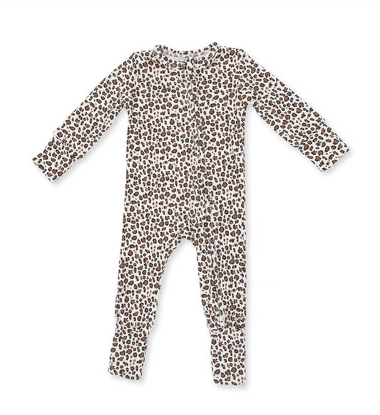 Leopard Rib - Convertible Romper