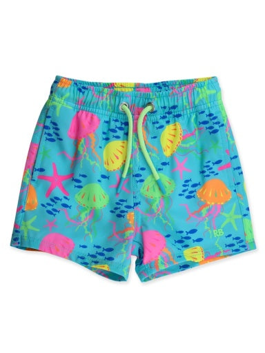 Performance Hybrid Swim Trunks - NEON JELLY TIME
