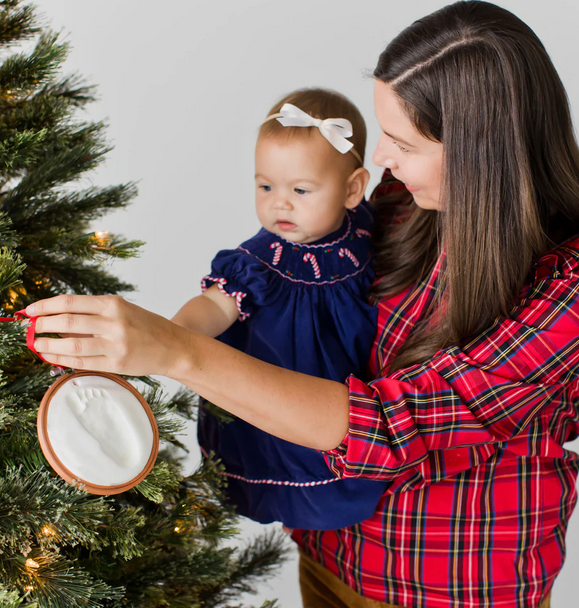 Baby Prints Hoop Keepsake, Christmas Ornament