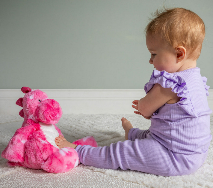 Marshmallow  Cotton Candy Dinosaur Stuffed Animal