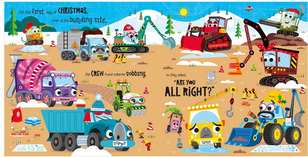 THE 12 DIGGERS OF CHRISTMAS BOOK