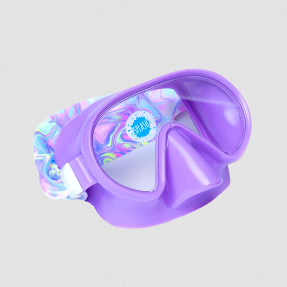 Pastel Swirl Swim Mask - Elegant Mommy