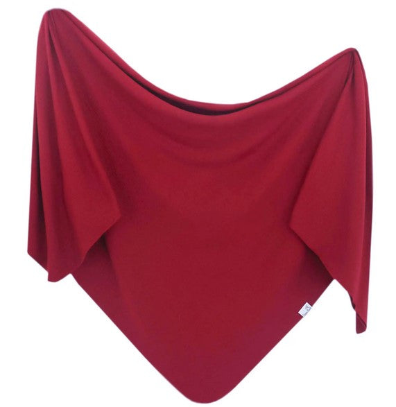 Cranberry Knit Blanket Single