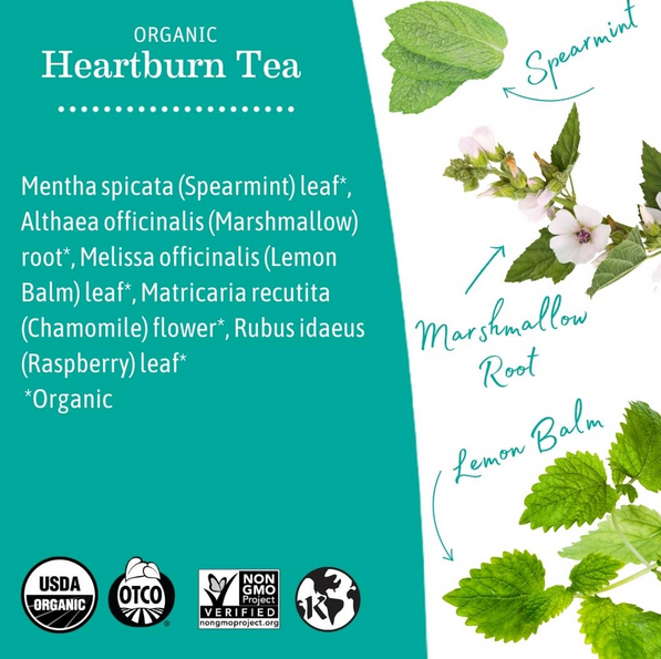 Earth Mama Heartburn Tea Organic