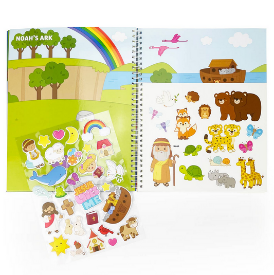 Bible Sticker Jesus Interactive Activity Book