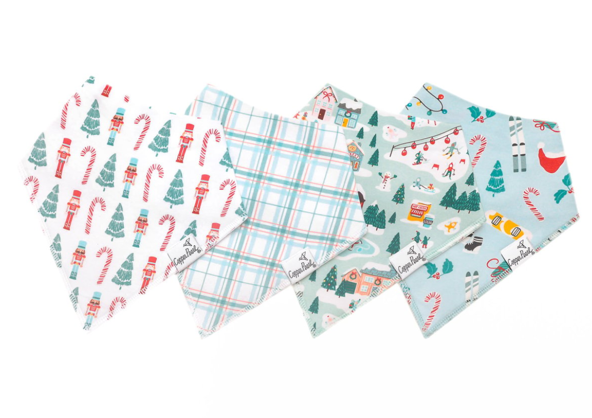 Copper Pearl Nicholas  Bib Set