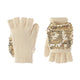 Shimmer Sequin Knitted Gloves 7-10 Years