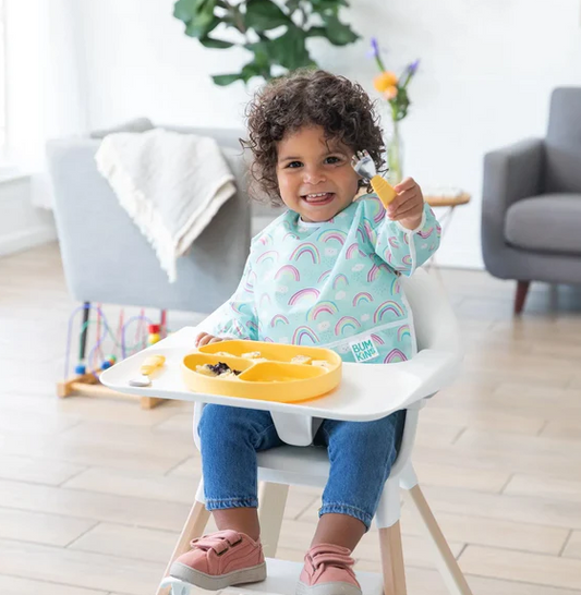 Sleeved Bib- Rainbow