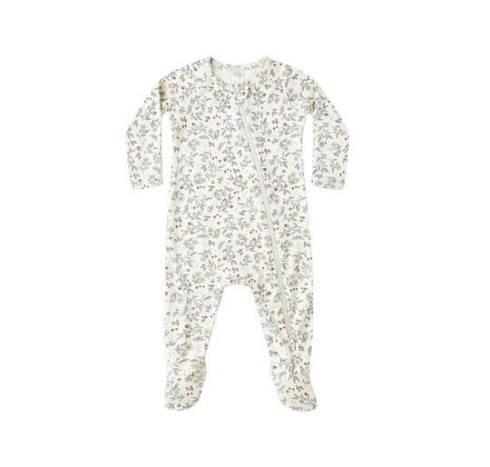 BAMBOO ZIP FOOTIE || WOODLAND