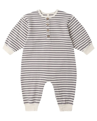 RELAXED JUMPSUIT SLATE STRIPE