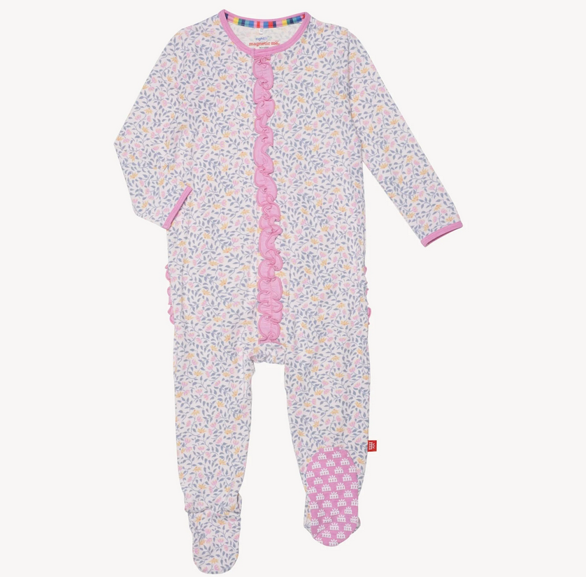 Magnetic Amelia Footie Pajama (RightFit) 9-12M