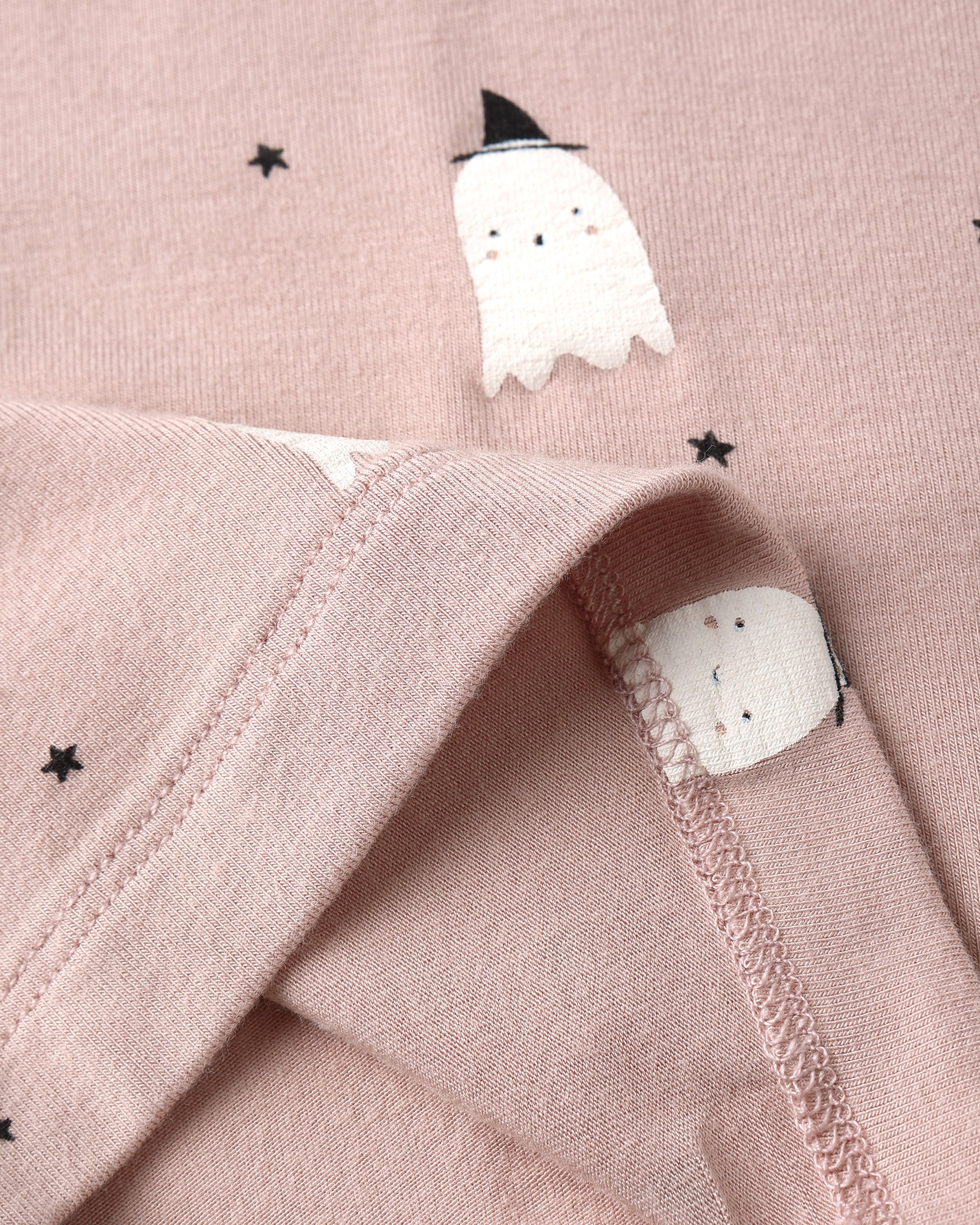 BAMBOO PAJAMA SET || PINK GHOSTS