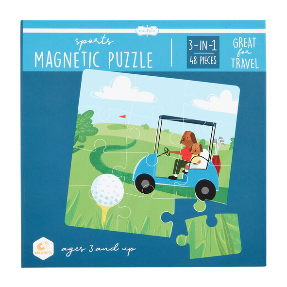 SPORTS MAGNETIC PUZZLE BOOK