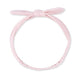 Solid Veiled Pink Rib - Knot Headband