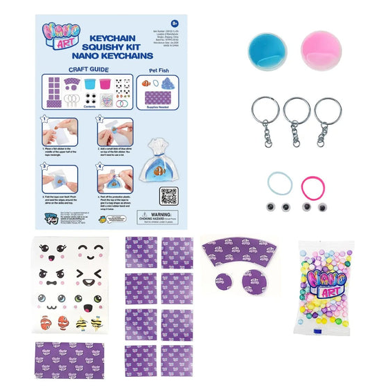 Nano Art Keychain Squishy Kit