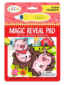 Magic Reveal Water Coloring Pad Farm Friends