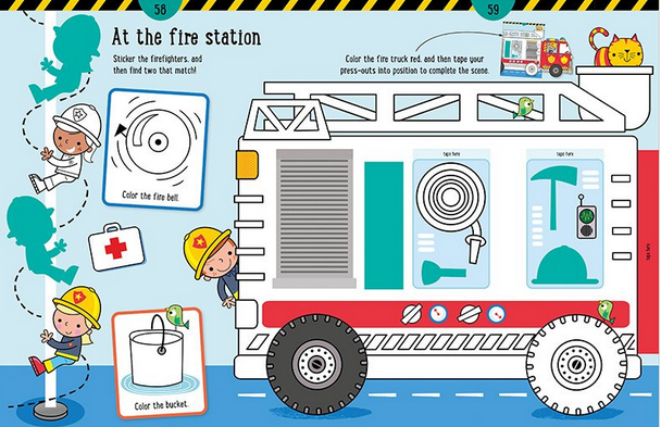 Blue Sticker Color Create