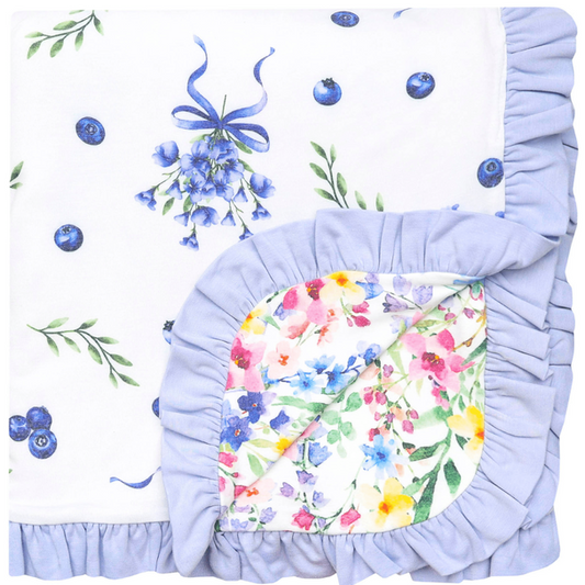 RUFFLED THREE-LAYER QUILT - CATHERINE
