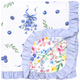 RUFFLED THREE-LAYER QUILT - CATHERINE