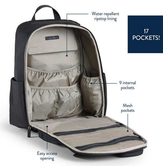 Belong Utility Diaper Bag Backpack | Black