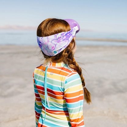 Pastel Swirl Swim Mask - Elegant Mommy