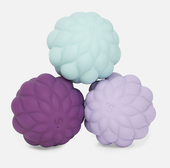 Speks Odds Soft Silicone Fidget Magnets - Purple Puffs