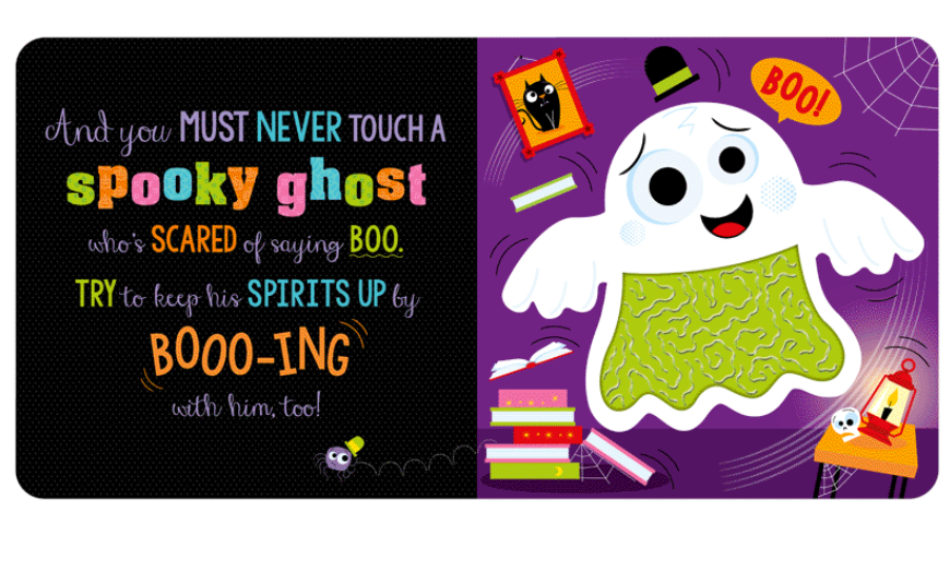 Never Touch a Spooky Ghost! Book