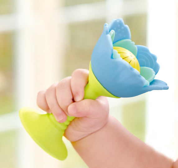 Rattle & Teether Blue