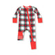 *Holiday Plaid - 2 Way Zipper Romper